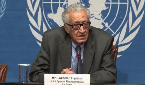 Syrie: Brahimi ne s'attend pas à un résultat d'ici vendredi