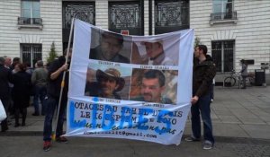 Les amis de Pierre Legrand fêtent la libération des otages