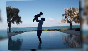Beyonce partage une photo de Jay-Z qui lance Blue Ivy dans les airs