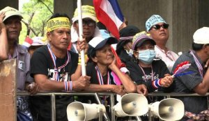 Les manifestants poursuivent le mouvement à Bangkok