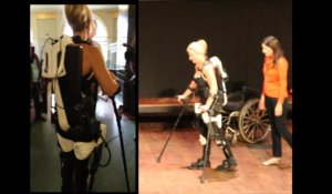 Paraplégique, Amanda Boxtel remarche avec un exosquelette