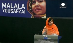 Malala Yousafzaï ovationnée lors de la remise du prix Sakharov