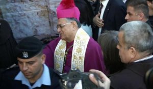 Noël: le patriarche de Jérusalem se rend à Bethléem