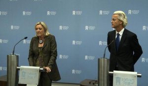 Le Pen et Wilders scellent une alliance "historique" contre l'UE