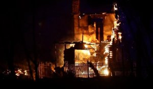 Norvège: violent incendie dans un village classé