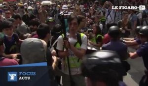 Hong Kong: un nouveau camp de manifestants évacué dans la violence