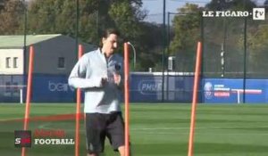 Zlatan Ibrahimovic de retour à l'entraînement