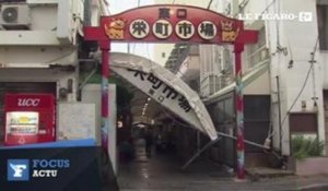 Japon : le typhon Neoguri provoque d'importantes inondations à Okinawa