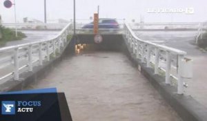 Japon : un typhon s'abat sur le centre du pays