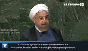 Le président iranien Rohani condamne l'EI mais blâme l'Occident