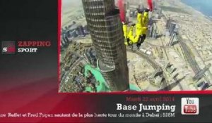 Zap'Sport : Du Base Jump depuis la plus haute tour du monde