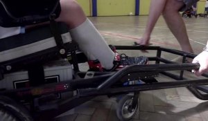 Les jeunes handicapés argentins ont leur foot fauteuil