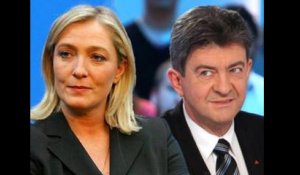 Échange d'amabilités entre Le Pen et Mélenchon