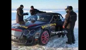 Bentley Supersports Convertible Ice Speed Record