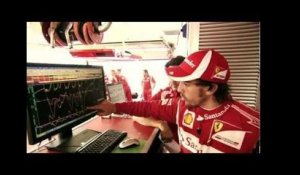Road fuel vs race fuel in an F1 Ferrari car with Alonso