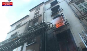 Incendie dans le centre de Paris, 8 blessés légers