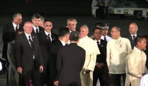 Le pape François est arrivé aux Philippines, bastion catholique