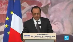 François Hollande défend sa vision sereine de l'immigration