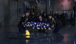 François Hollande au Mémorial de la Shoah