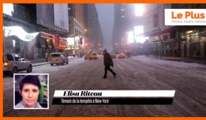 Tempête de neige à New-York : "Les rues ont été désertées"