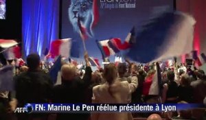 FN: les militants réagissent au discours de Marine Le Pen