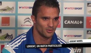 Morel et son ancien club Lorient