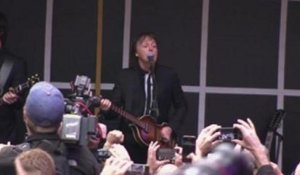 Concert surprise de Paul McCartney à Times Square