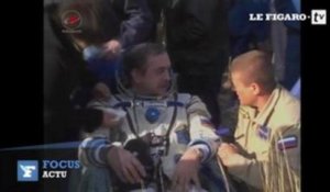 Retour sur Terre de trois spationautes de l'ISS