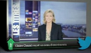Claire Chazal reçoit un seau d'excréments à la sortie de TF1 : le Top Médias du 2 juillet 2013
