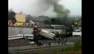 Compostelle : les premières images de l'accident ferroviaire