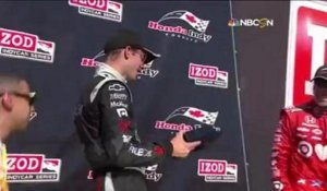 IndyCar: Comment bâcler sa remise de trophée