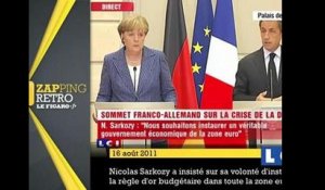 Il y a un an : Sarkozy et Merkel à l'unisson sur la règle d'or