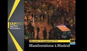 Madrid : les forces de l'ordre en peine face aux indignés
