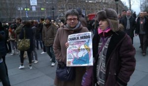 Charlie Hebdo: rassemblement à Paris en hommage aux victimes