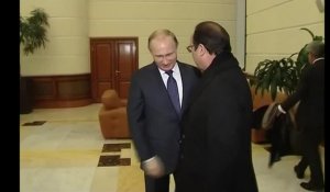 Ukraine: rencontre Hollande-Poutine cruciale à Moscou