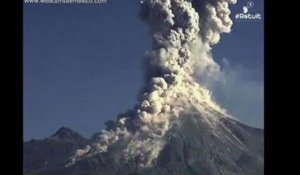 L'éruption en timelapse d'un volcan mexicain