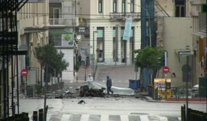 Athènes: attentat près de la banque de Grèce