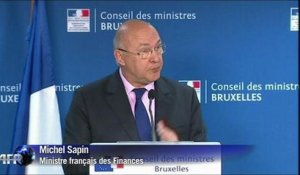 Taxe sur les transactions financières: "un pas décisif" franchi pour Michel Sapin