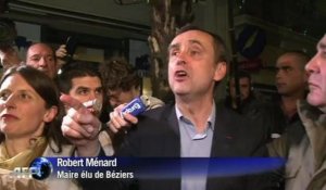 Béziers: victoire de la liste Ménard soutenue par le FN