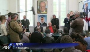 Marseille: Jean-Marie Le Pen est venu soutenir le candidat FN