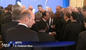 Centrafrique: pour François Hollande,  la situation va vers "l'apaisement"