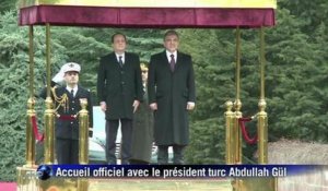 François Hollande est arrivé en Turquie