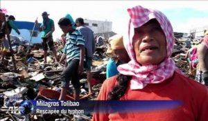 Philippines: les habitants embauchés pour nettoyer les dégâts du typhon