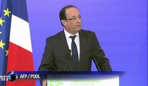 Conférence environnementale: François Hollande souhaite "préserver" le pouvoir d'achat des ménages