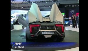 Dubaï: voiture-bijou au salon de l'automobile