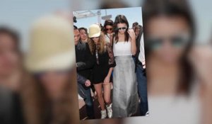 Kendall Jenner et Cara Delevingne, très tendance pour un déjeuner à Cannes