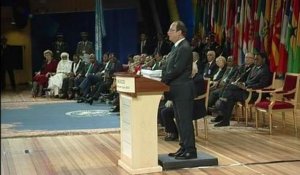 François Hollande a été recompensé à l'Unesco