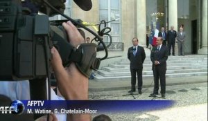 Le chef de l'opposition syrienne reçu par Hollande à l'Elysée