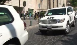 les inspecteurs de l'ONU se rendent près de Damas