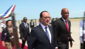 François Hollande en Haïti pour une visite officielle
